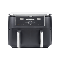 Airfryer  Foodi DualZone AF400, 2470W, 9.5L, 6 funcții de gătit, negru Ninja