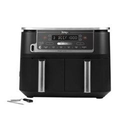 Airfryer  Foodi Max DualZone AF451, 2470W, 9.5L, 6 funcții de gătit, negru Ninja