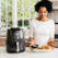 Airfryer  AF100, 1550W, 3.8L, 4 funcții de gătit, gri Ninja