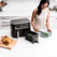 Airfryer  Foodi Max DualZone AF451, 2470W, 9.5L, 6 funcții de gătit, negru Ninja