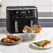 Airfryer  Foodi DualZone AF400, 2470W, 9.5L, 6 funcții de gătit, negru Ninja